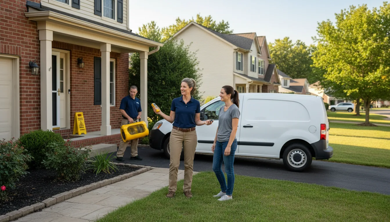 Residential water damage restoration in Sheridan Lake, CO